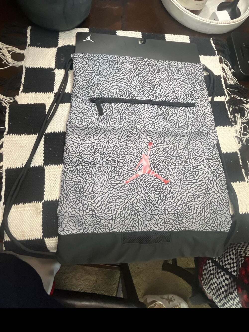 Jordan Jumpman Elephant Print Gym Sack Drawstring Bag